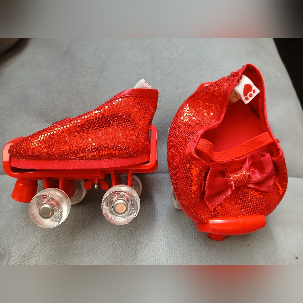 Build-a-Bear Red Sequin Rollerskates